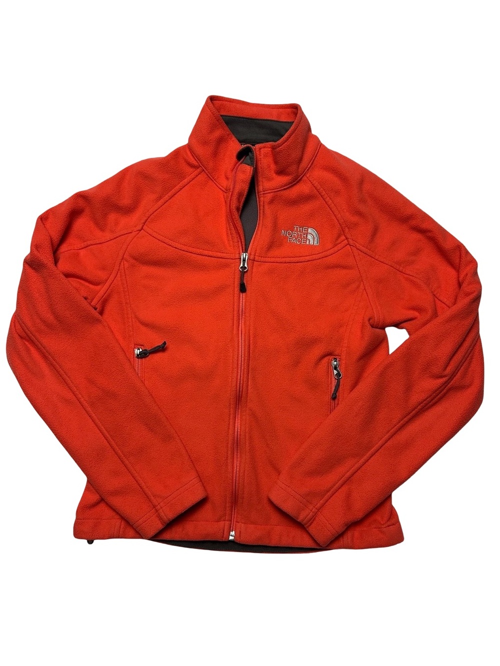 The North Face Women’s Orange Fleece Jacket - Full Zip